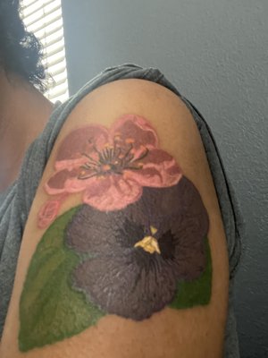 Tattoo before touch up