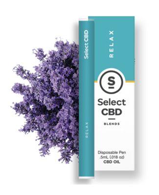 Select CBD Disposable Pen - Relax - Lavender