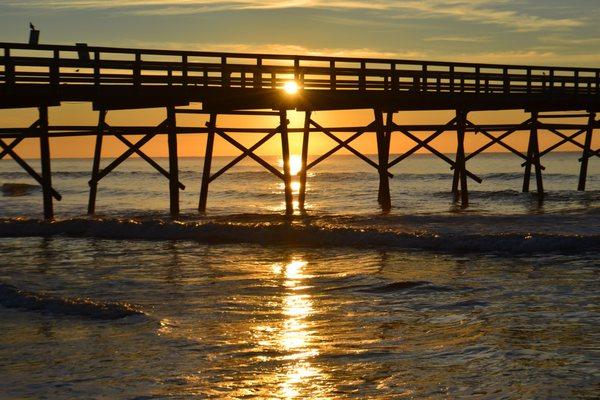 Sunrise over Cherry Grove Pier, SC