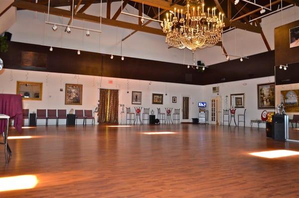 Our ballroom is a beautiful place to host various events.