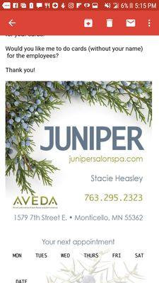 Juniper Salon Spa