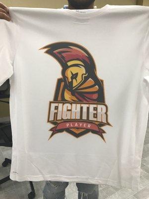 Fighter Player Custom Polyester T Shirt