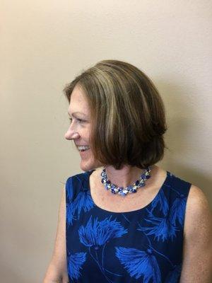 Highlights and Lowlights can enhance the cut!