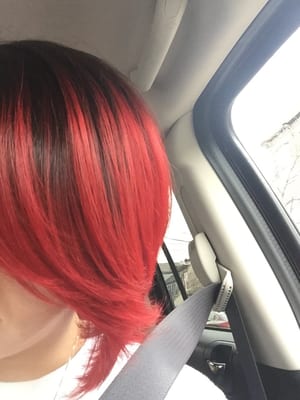 Red color and a trim!