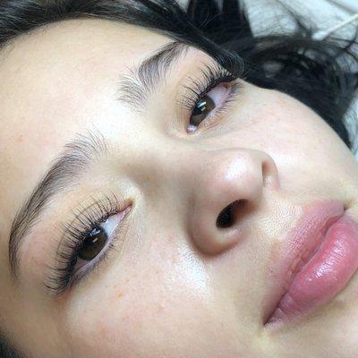 Hybrid eyelash extension