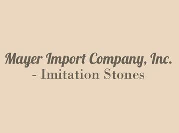 Mayer Import Co Inc Imitation Stones logo