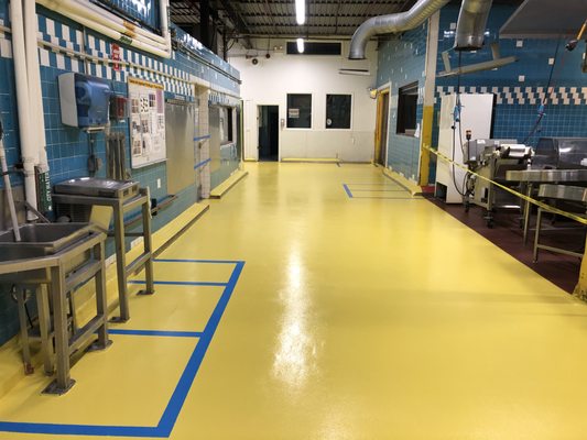 Industrial safety yellow epoxy