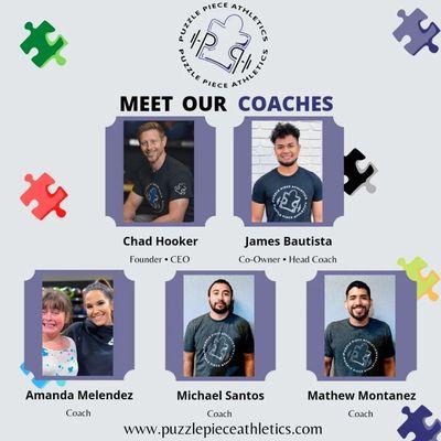 Meet the Puzzle Piece Athletics coaches!