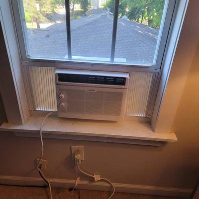 Window unit install.