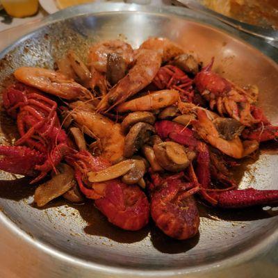 Shrimp, Crawfish & Mushrooms