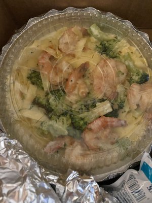 Shrimp, Penne, and Broccoli