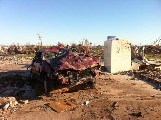 This above ground shelter survived an F5 tornado.