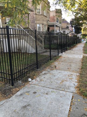 Aluminum Fence Installation