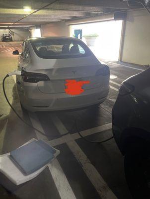 Emergency  charge Sherman Oaks Galleria mall