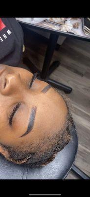 Ombré powder brows/permanent makeup