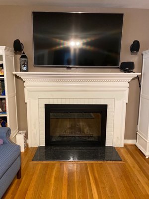 New and improved fireplace hearth