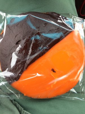 Black & Orange (instead of White, since it's September) Cookie $2.09