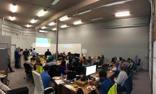 Our monthly safety meeting in Albuquerque- June 2019