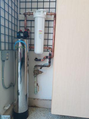 Deepwave whole house filter installed