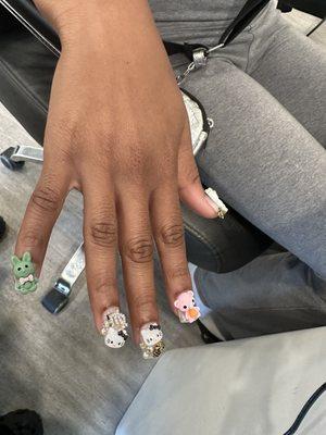 THANK YOU HOLLY!!! My girl was so excited that you did her nails the way she wanted!!! Happy 13th Birthday Niy!!!