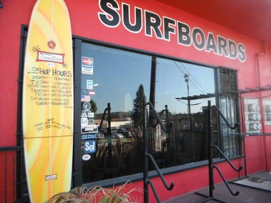 A front for surfboards.