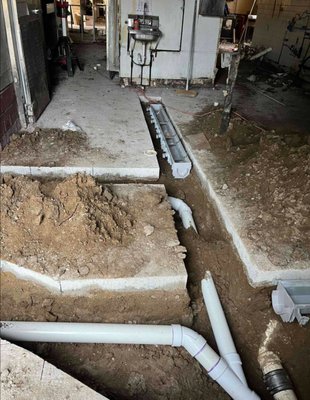 Underground plumbing