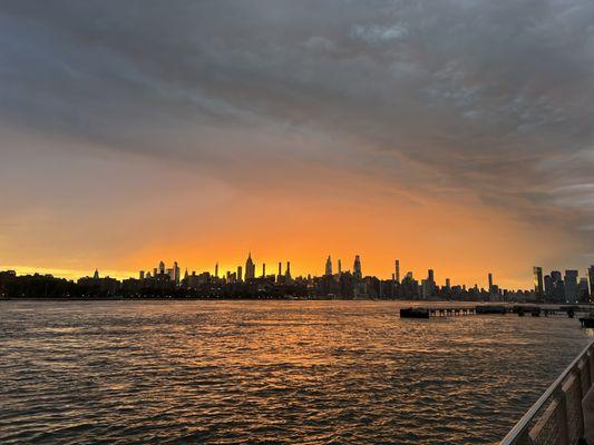 east river in front of Other Half Brewing Domino Park