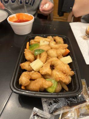 Sweet and sour chicken