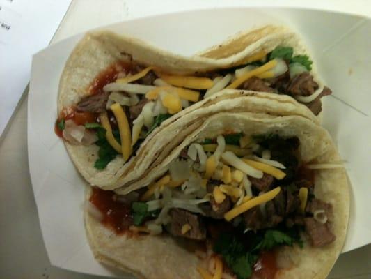 Steak carbon tacos