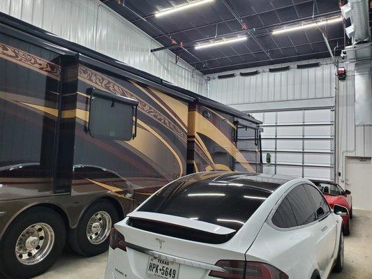 Climate-controlled garage condos for your RV, boat, cars and power sports. Call to lease or purchase today.