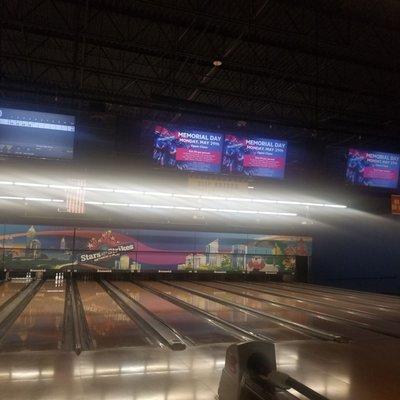 Main bowling lanes