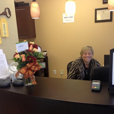 We are happy to help you at our reception desk!