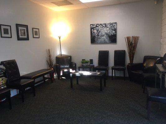 The front office and waiting area...