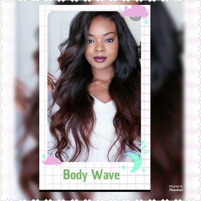 Sew in weave with Virgin Brazilian Body Wave 20"22"24" (inspired look)