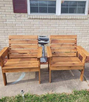 White Oak Deck Chairs. Beautiful