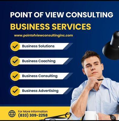 We offer business services