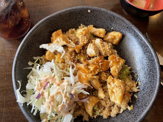 Chicken teriyaki bowl.