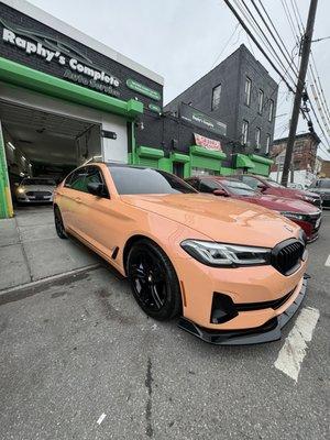 color change 2021 bmw 540i