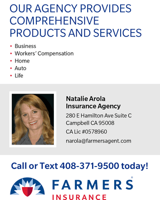 All your business insurance needs! Competitive Workers Compensation! Text or call us 408-371-9500