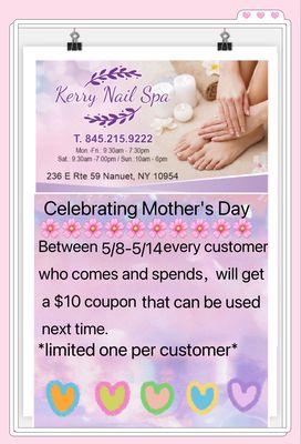 Mother's Day Special offers is ready for you!