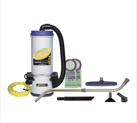 Backpack vacuum for deep cleaning