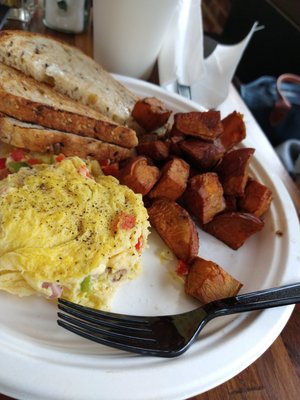 Cowboy Omelette, from the Eggs menu