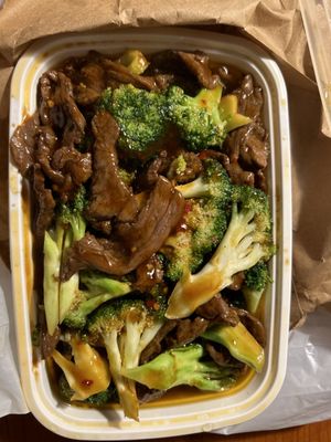 Beef C2. Broccoli with Garlic Sauce Combo