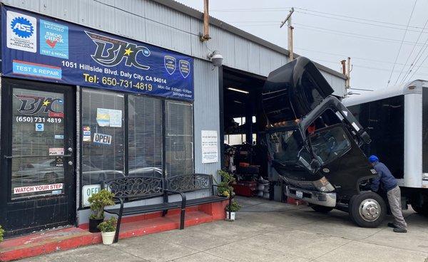 smog inspection for heavy duty truck