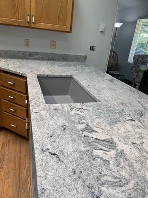 Countertops and sink