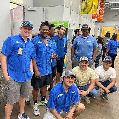 Our team volunteering at the Houston Food Bank!