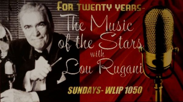 2012: The 20th Anniversary poster for The MUSIC OF THE STARS with Lou Rugani, with a live studio audience and entertainers.