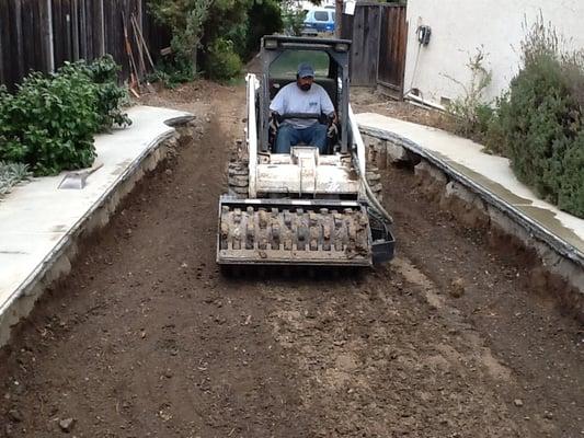 Compaction.
Morgan Hill Ca.