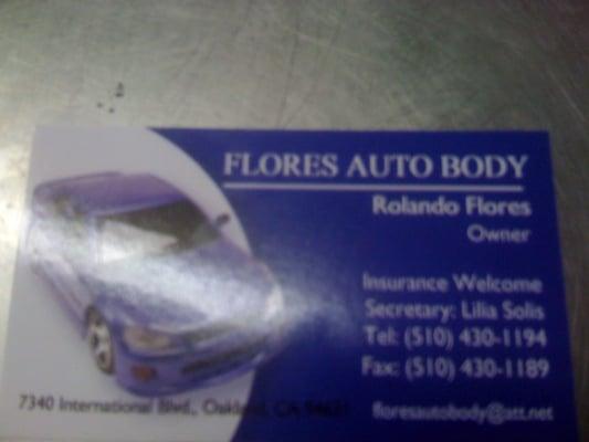 Formerly GC auto now Flores auto body still do the same work just a new name : )