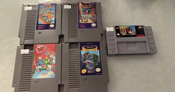 NES & SNES games